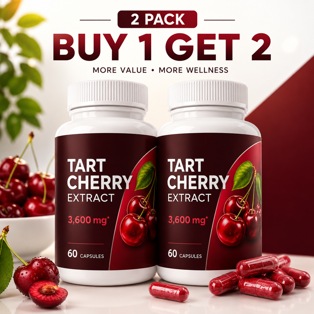 (2 PACK) Good Grove Tart Cherry Extract,Goodgrove Tart Cherry Cold Extracted,60 Capsules