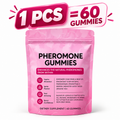 1-4 PCS Pheromone 60 Gummies Natural Formulation L-Arginine/Slippery Elm/Vitamin E/Beet gepma