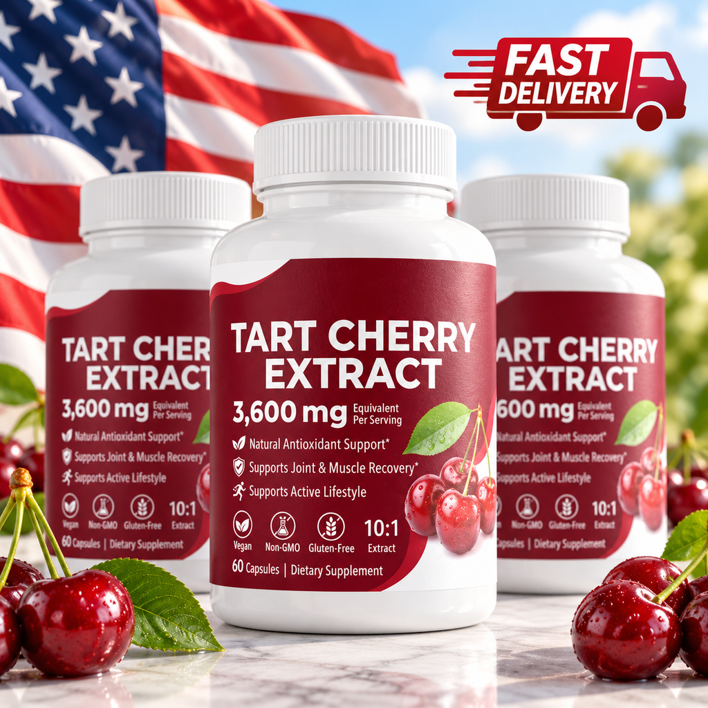 1-3PCS  Tart Cherry Extract Joint & Sleep Herbal Supplement anmk