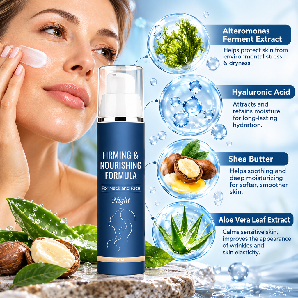 1-3 PCS Firm and Restore Night Formula Anti-Aging Face Cream 50ML Sparkle