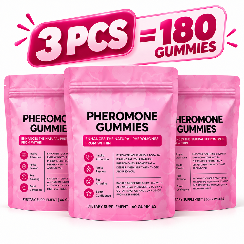 (2 PACK) Pheromone 60 Gummies Natural Formulation L-Arginine/Slippery Elm/Vitamin E/Beet gepma