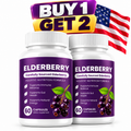 (BUY 1 GET 2) Elderberry Gut Support Complex - Organic Black Elderberry Soft Capsules case