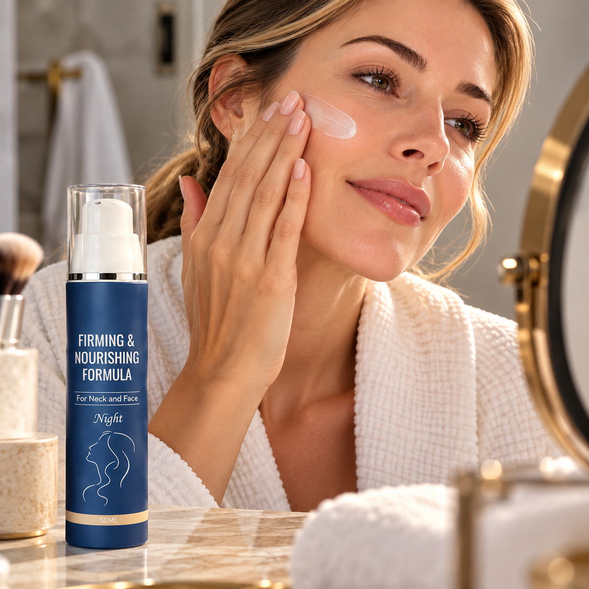 1-3 PCS Firm and Restore Night Formula Anti-Aging Face Cream 50ML Sparkle