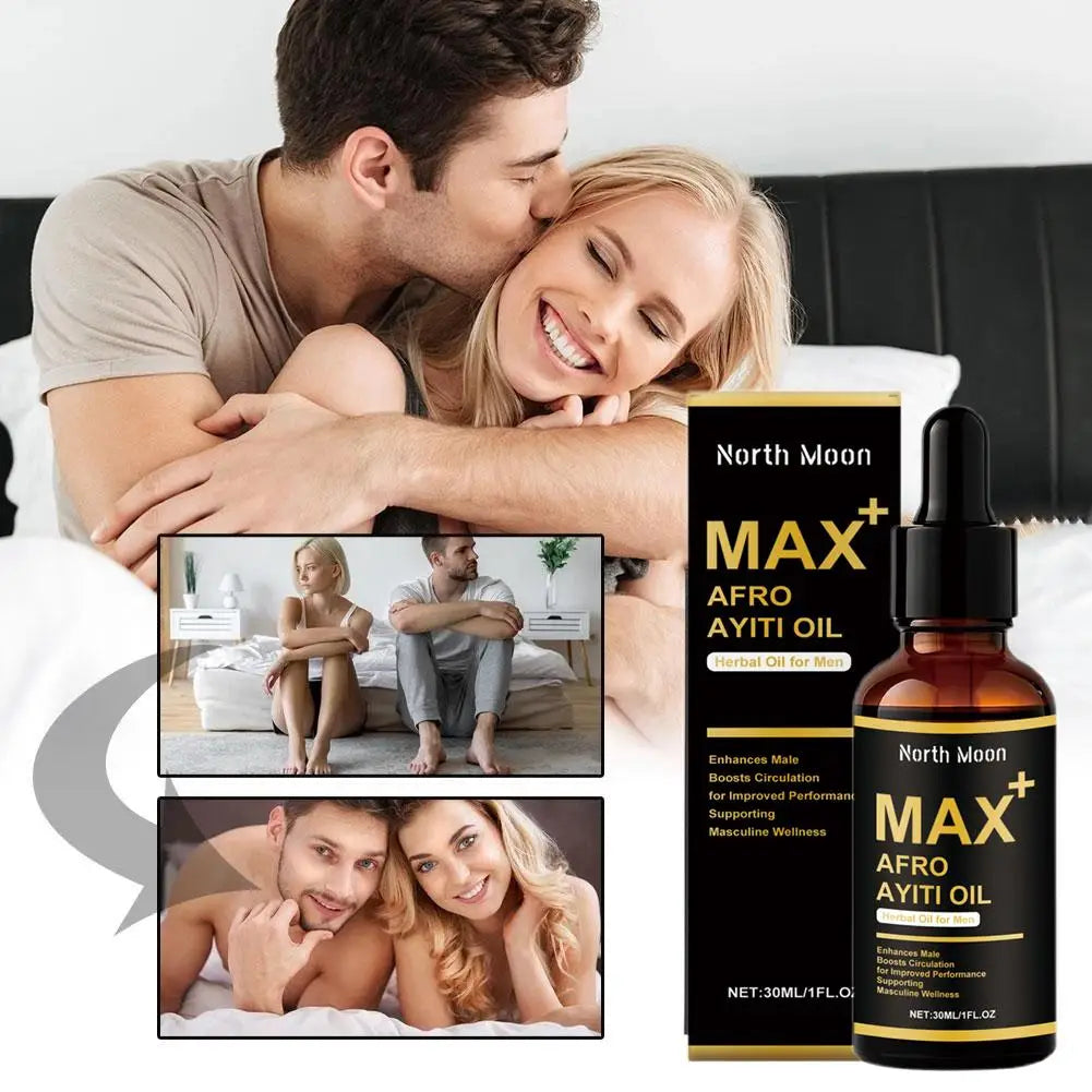 (BUY 1 GET 2) 30ml  Natural Herbal Men's African Ayi Oil MAX+ AFRO AYITI OIL Male Body Massage Essence Oil