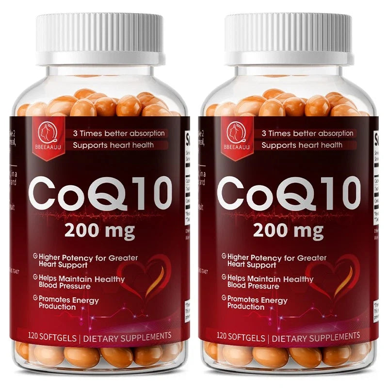 (BUY 1 GET 2)  CoQ-10 240 Softgels Coq10 Co Q10 Coenzyme Heart Support NON GMO US Stock Serenzza